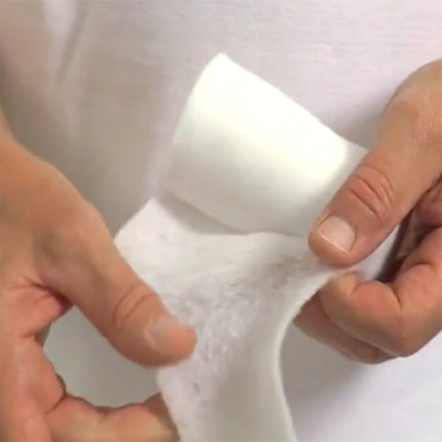 Изображение ВИДЕОКУРС: ТЕХНИКА НАЛОЖЕНИЯ СИНТЕТИЧЕСКОЙ ВАТЫ ЦЕЛЛОНА