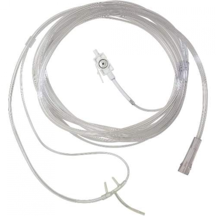 Изображение КАНЮЛЯ ОРАЛЬНО-НАЗАЛЬНАЯ ДЛЯ ИЗМЕРЕНИЯ CO2/О2 В БОКОВОМ ПОТОКЕ 989803144501