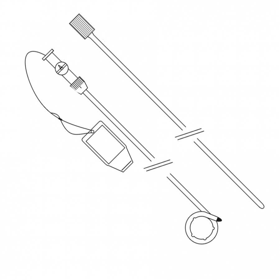 Изображение НАБОР НЕФРОСТОМИЧЕСКИЙ JINRO С КАТЕТЕРОМ FLEXIMA