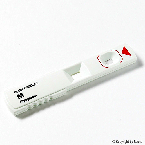 Изображение ТЕСТ-ПОЛОСКИ ДЛЯ КОЛИЧЕСТВЕННОГО ОПРЕДЕЛЕНИЯ МИОГЛОБИНА COBAS H 232 (ROCHE CARDIAC M MYOGLOBIN)