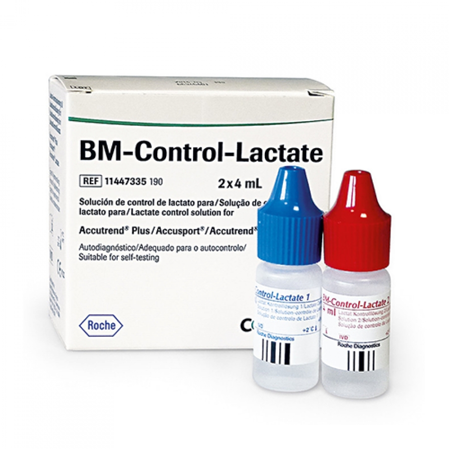 Изображение КОНТРОЛЬНЫЙ РАСТВОР ДЛЯ ПРОВЕРКИ КАЧЕСТВА ТЕСТ-ПОЛОСОК НА ЛАКТАТ ACCUTREND PLUS (ACCUTREND BM-CONTROL-LACTATE)