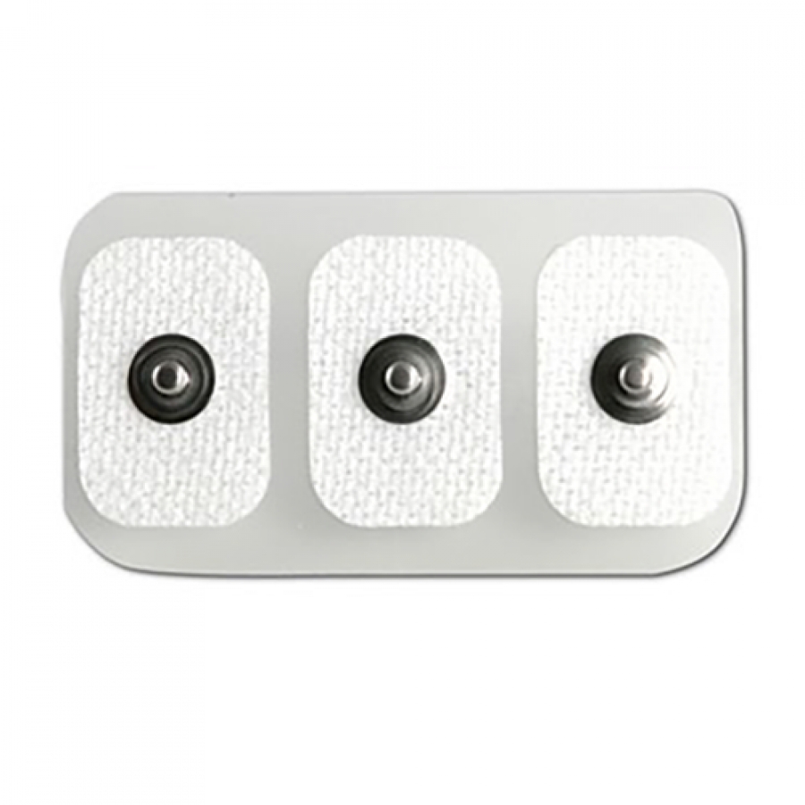 Изображение ЭКГ ЭЛЕКТРОДЫ ПЕДИАТРИЧЕСКИЕ И НЕОНАТАЛЬНЫЕ НА НЕТКАНОЙ ОСНОВЕ С ТВЕРДЫМ ГЕЛЕМ 22Х33 ММ