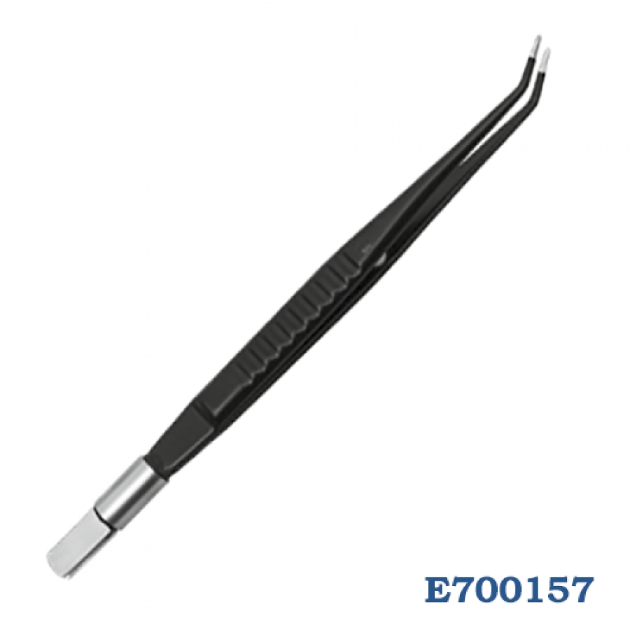 Изображение ПИНЦЕТ БИПОЛЯРНЫЙ С ЗАГНУТЫМИ КОНЧИКАМИ МНОГОРАЗОВЫЙ 16,5 СМ