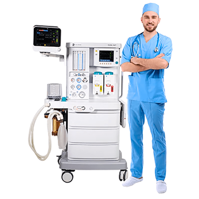 Изображение НАРКОЗНЫЙ АППАРАТ DATEX OHMEDA 9100C NXT + МОНИТОР ПАЦИЕНТА B105