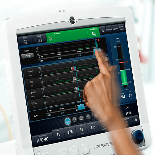 Изображение АППАРАТ ИСКУССТВЕННОЙ ВЕНТИЛЯЦИИ ЛЕГКИХ CARESCAPE R860 (КОМПЛЕКТАЦИЯ NEONATAL)