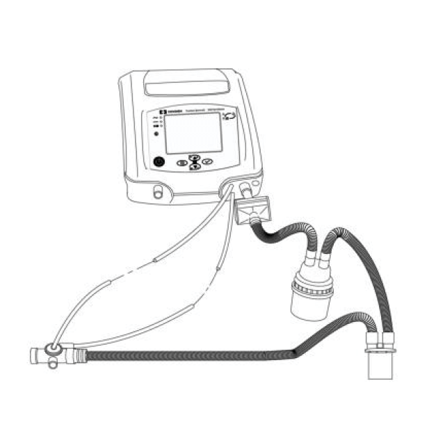 Изображение ДЫХАТЕЛЬНЫЕ КОНТУРЫ ОДНОЛИНЕЙНЫЕ С КЛАПАНОМ ВЫДОХА