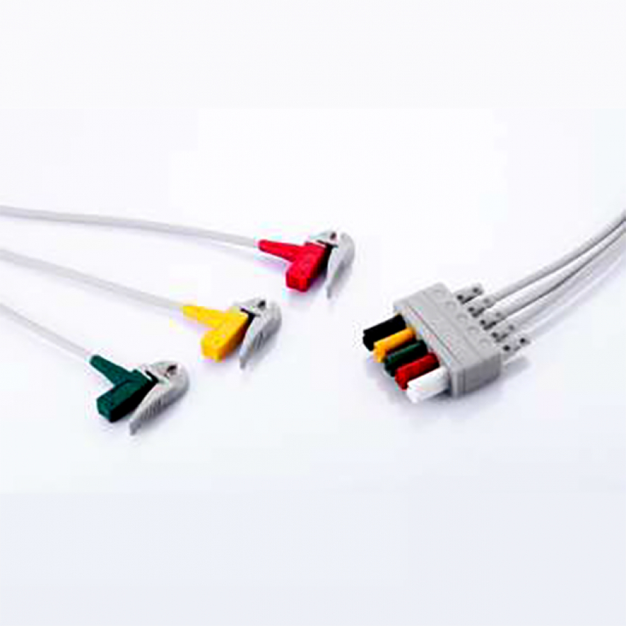 Изображение КАБЕЛЬ НА 3 ОТВЕДЕНИЯ ВЗРОСЛЫЙ/ПЕДИАТРИЧЕСКИЙ (ЗАЖИМ)