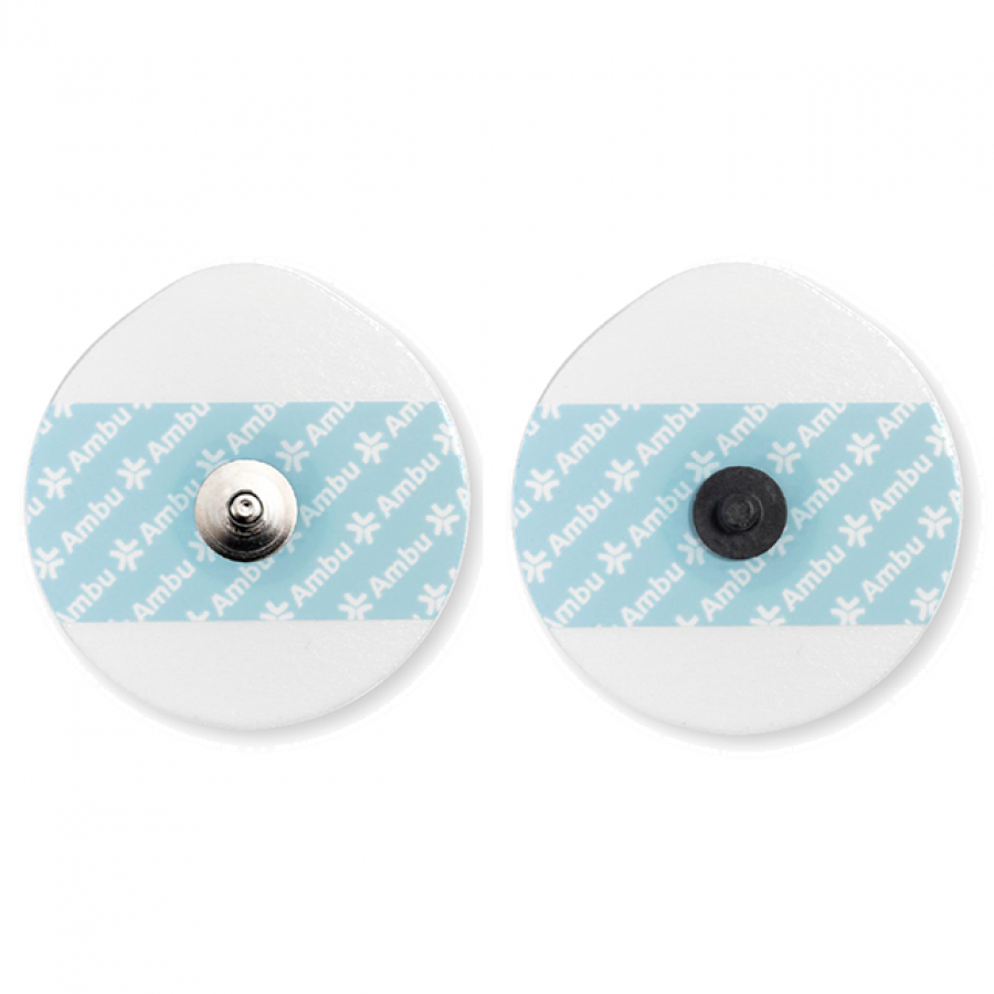 Изображение ЭКГ ЭЛЕКТРОД С ЖИДКИМ ГЕЛЕМ 50 х 48 ММ НА ПЕНИСТОЙ ОСНОВЕ WHITESENSOR 4500M (ДЛЯ МРТ)