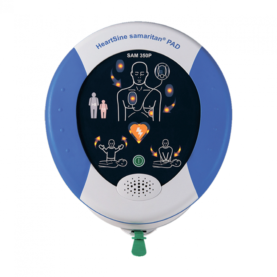 Изображение АВТОМАТИЧЕСКИЙ ДЕФИБРИЛЛЯТОР ДЛЯ ОБЩЕСТВЕННЫХ МЕСТ АНД HEARTSINE SAMARITAN PAD 350P