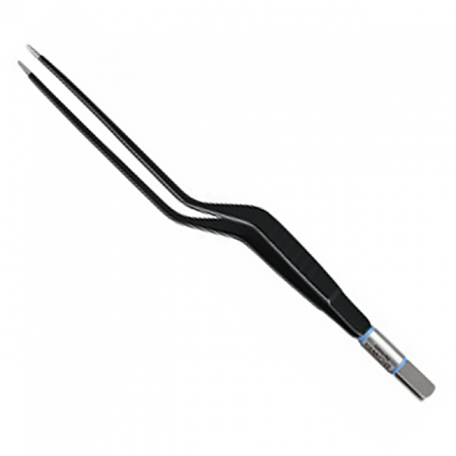 Изображение ПИНЦЕТ БИПОЛЯРНЫЙ БАЙОНЕТНЫЙ С ИЗОГНУТЫМИ КОНЧИКАМИ 220 ММ ШИРИНА БРАНШИ 1 ММ
