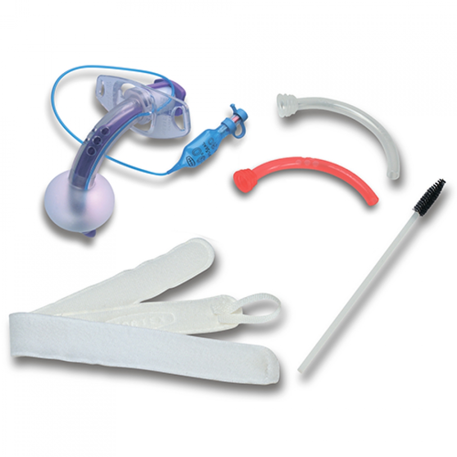 Изображение ТРУБКИ ТРАХЕОСТОМИЧЕСКИЕ BLUE LINE ULTRA С ФЕНЕСТРАЦИЕЙ И НАБОРОМ АКСЕССУАРОВ 100/812/XXX