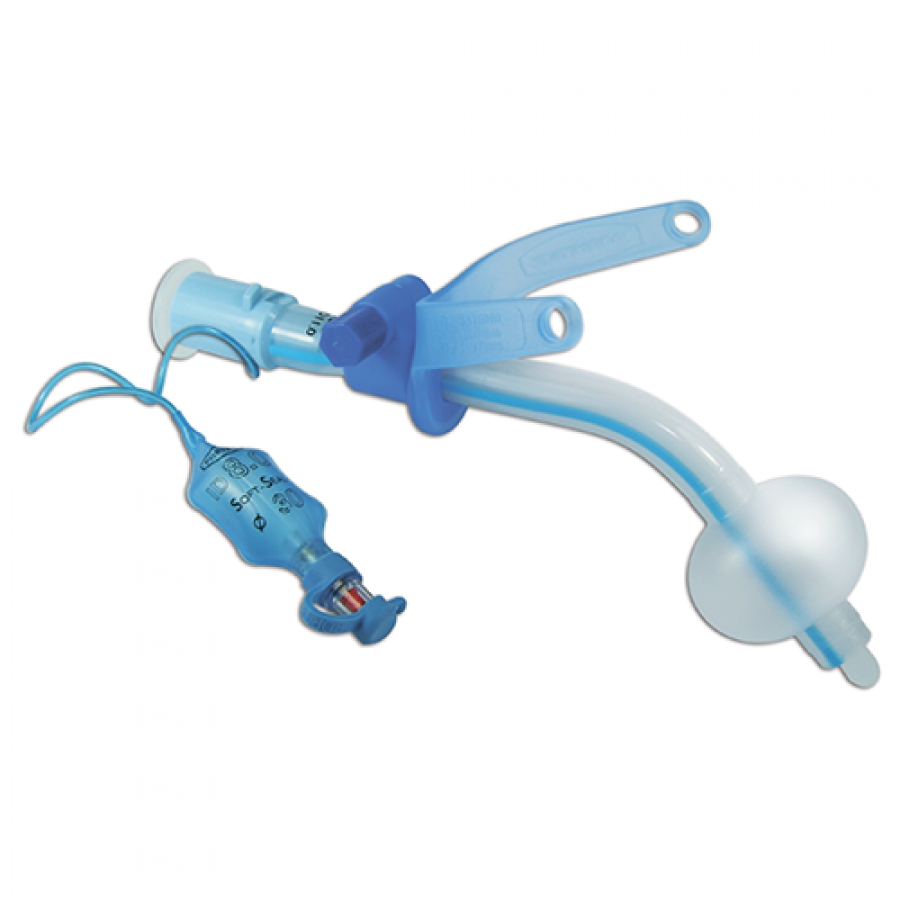 Изображение ТРУБКИ ТРАХЕОСТОМИЧЕСКИЕ BLUE LINE С МАНЖЕТОЙ И РЕГУЛИРУЕМЫМ ФЛАНЦЕМ 100/523/XXX