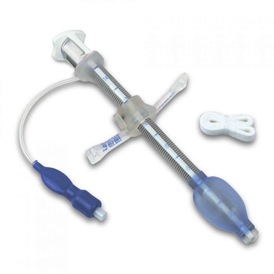 Изображение ТРАХЕОСТОМИЧЕСКАЯ АРМИРОВАННАЯ ТРУБКА BIVONA С МАНЖЕТОЙ AIR-CUF И РЕГУЛИРУЕМЫМ ФЛАНЦЕМ