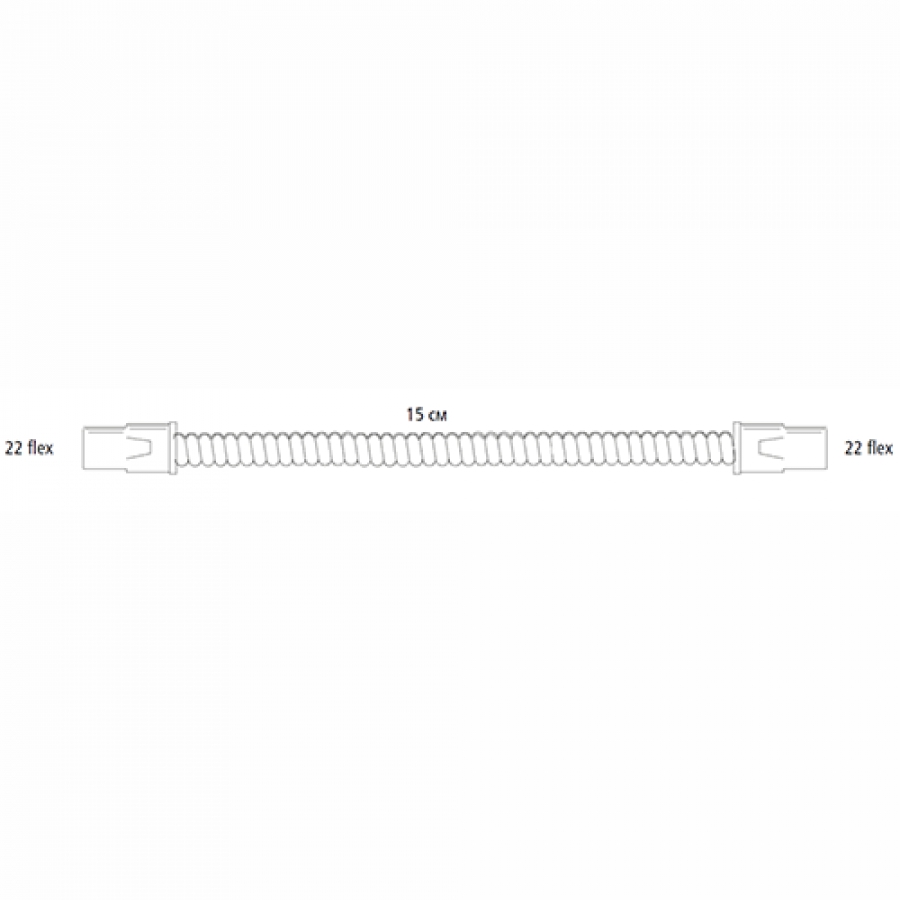 Изображение ДЫХАТЕЛЬНЫЕ КОНТУРЫ ПВХ (ОТДЕЛЬНЫЕ ТРУБКИ)