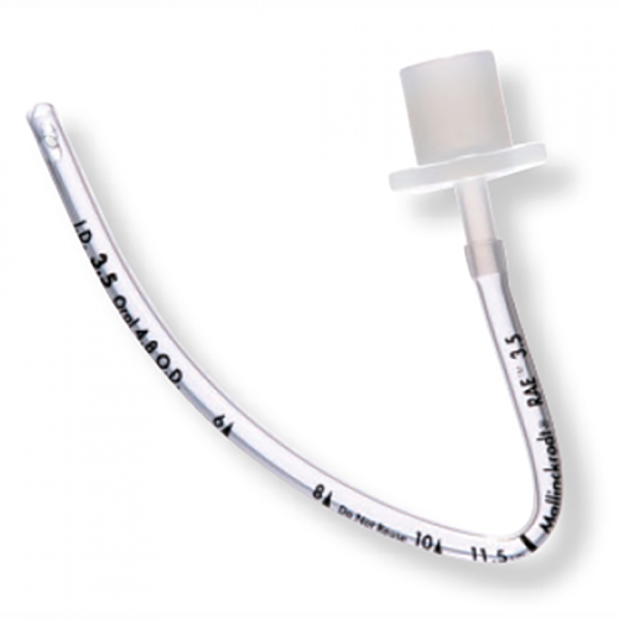 Изображение ЭНДОТРАХЕАЛЬНАЯ ТРУБКА ЗАДАННОЙ ФОРМЫ БЕЗ МАНЖЕТЫ RAE (СЕВЕР-ЮГ)