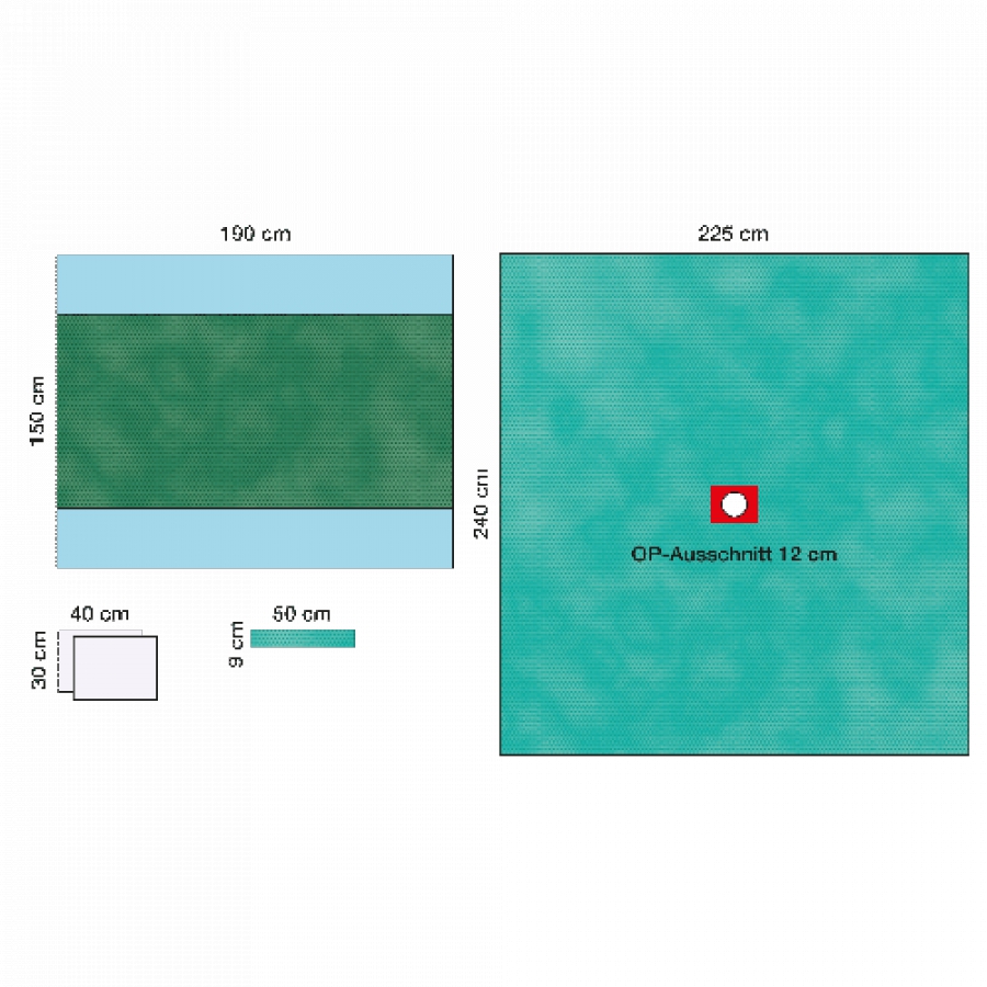 Изображение КОМПЛЕКТ ОПЕРАЦИОННОГО БЕЛЬЯ ДЛЯ АМБУЛАТОРНОЙ ХИРУРГИИ