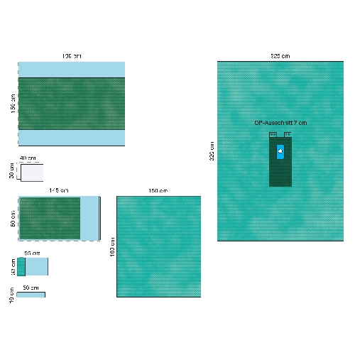Изображение КОМПЛЕКТ ОПЕРАЦИОННОГО БЕЛЬЯ ДЛЯ ОПЕРАЦИИ НА КОНЕЧНОСТИ 2