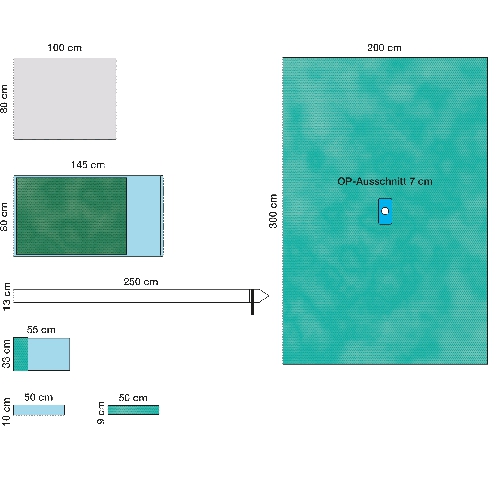 Изображение КОМПЛЕКТ ОПЕРАЦИОННОГО БЕЛЬЯ ДЛЯ АРТРОСКОПИИ 2