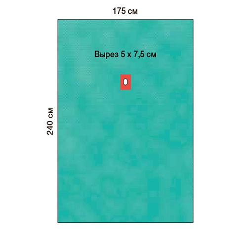 Изображение ПРОСТЫНЯ ХИРУРГИЧЕСКАЯ ДЛЯ ОПЕРАЦИЙ ЛОР