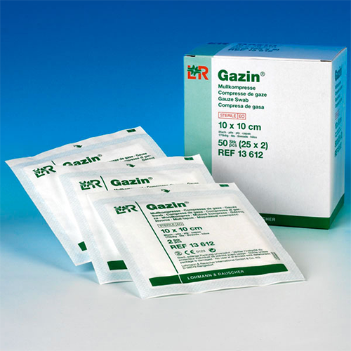 Изображение СТЕРИЛЬНЫЕ САЛФЕТКИ МАРЛЕВЫЕ ГАЗИН (GAZIN)